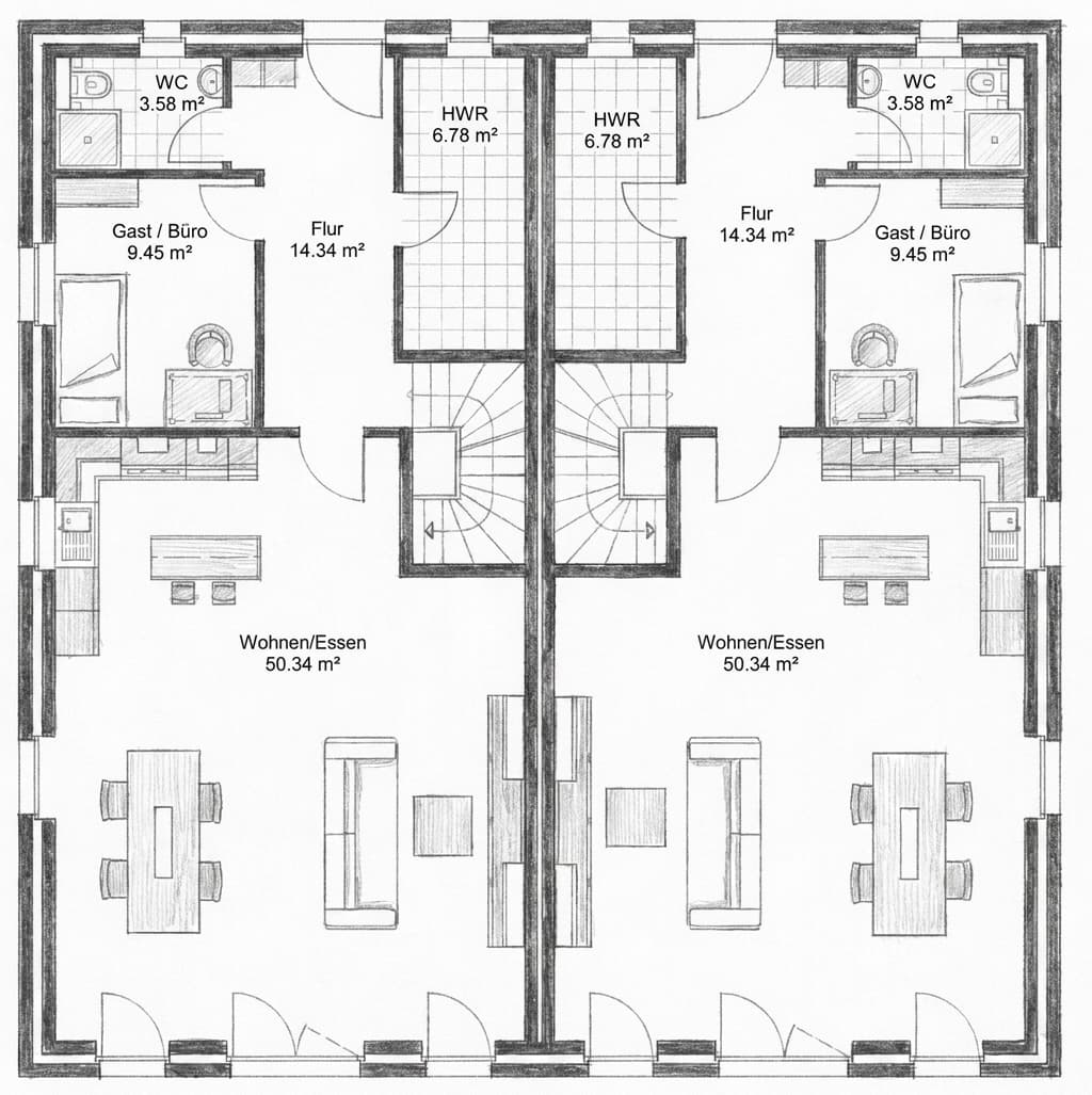Grundriss Erdgeschoss