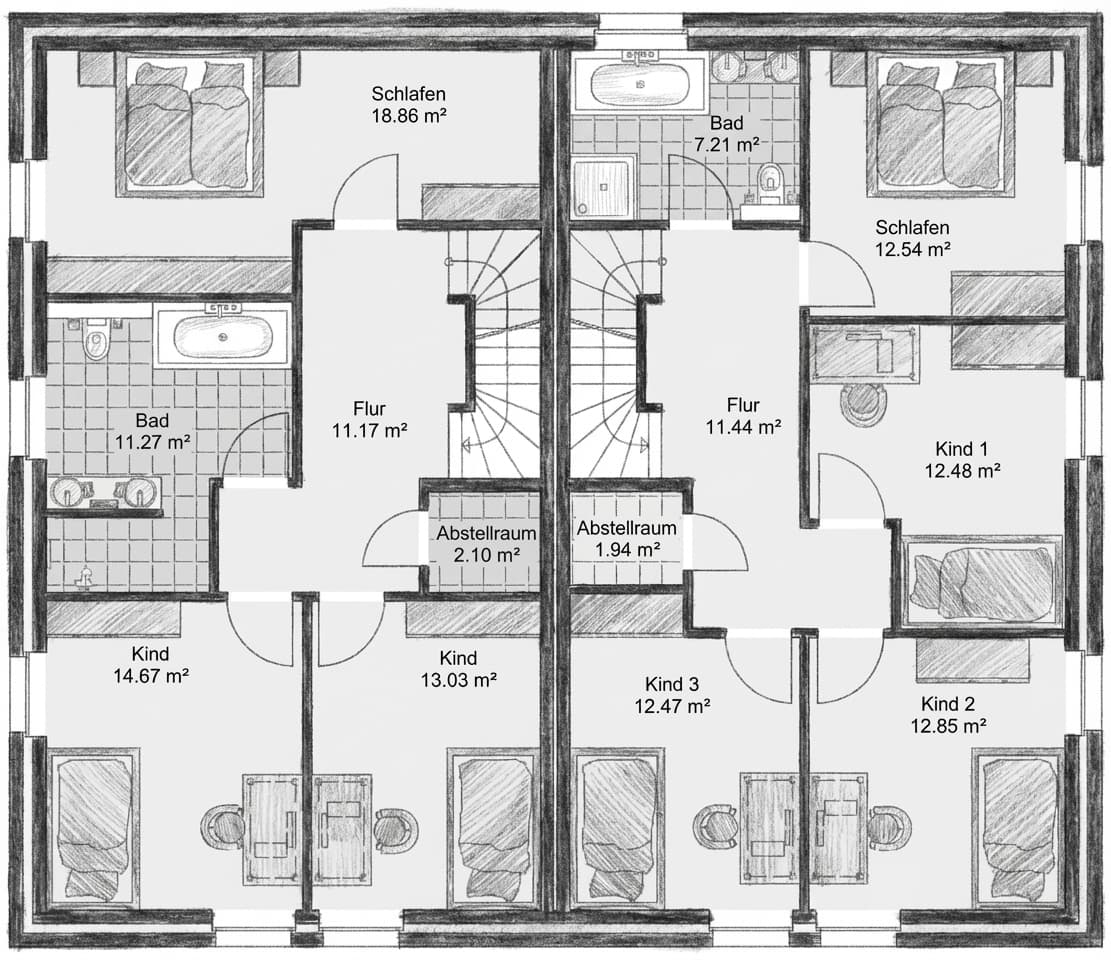 Grundriss Dachgeschoss