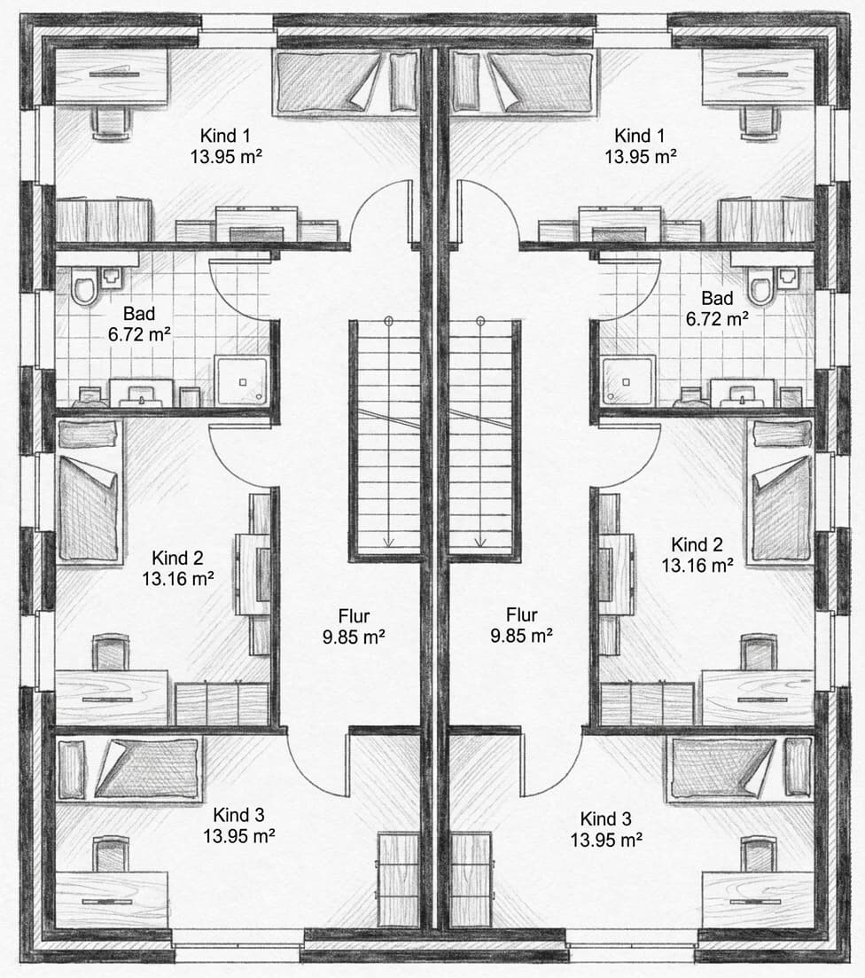 Grundriss Obergeschoss