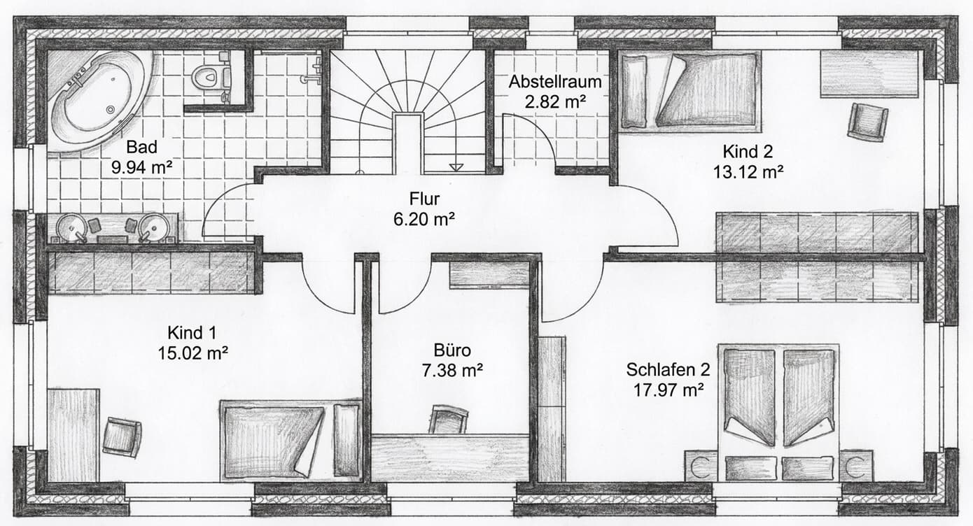 Grundriss Dachgeschoss