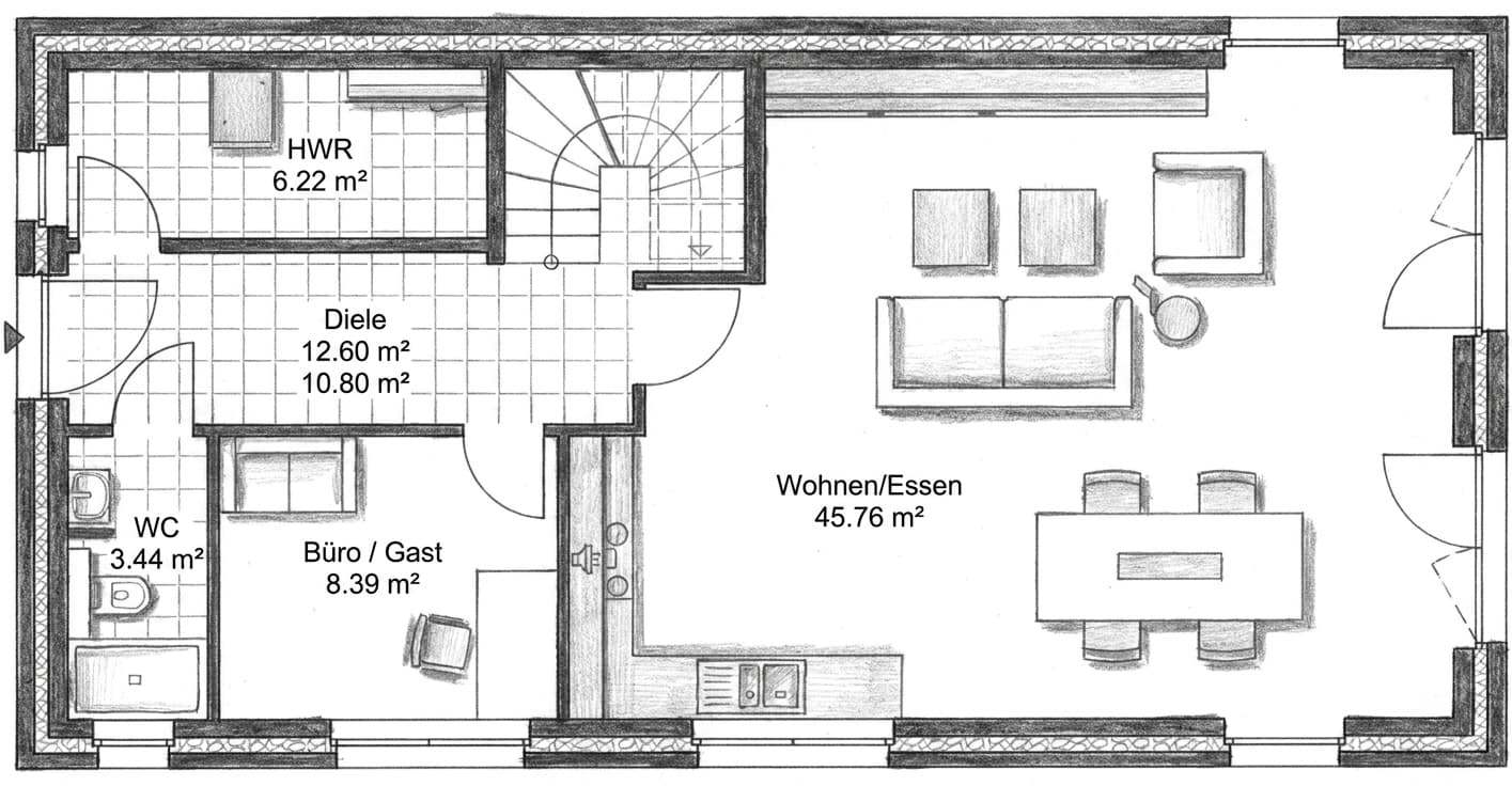 Grundriss Erdgeschoss