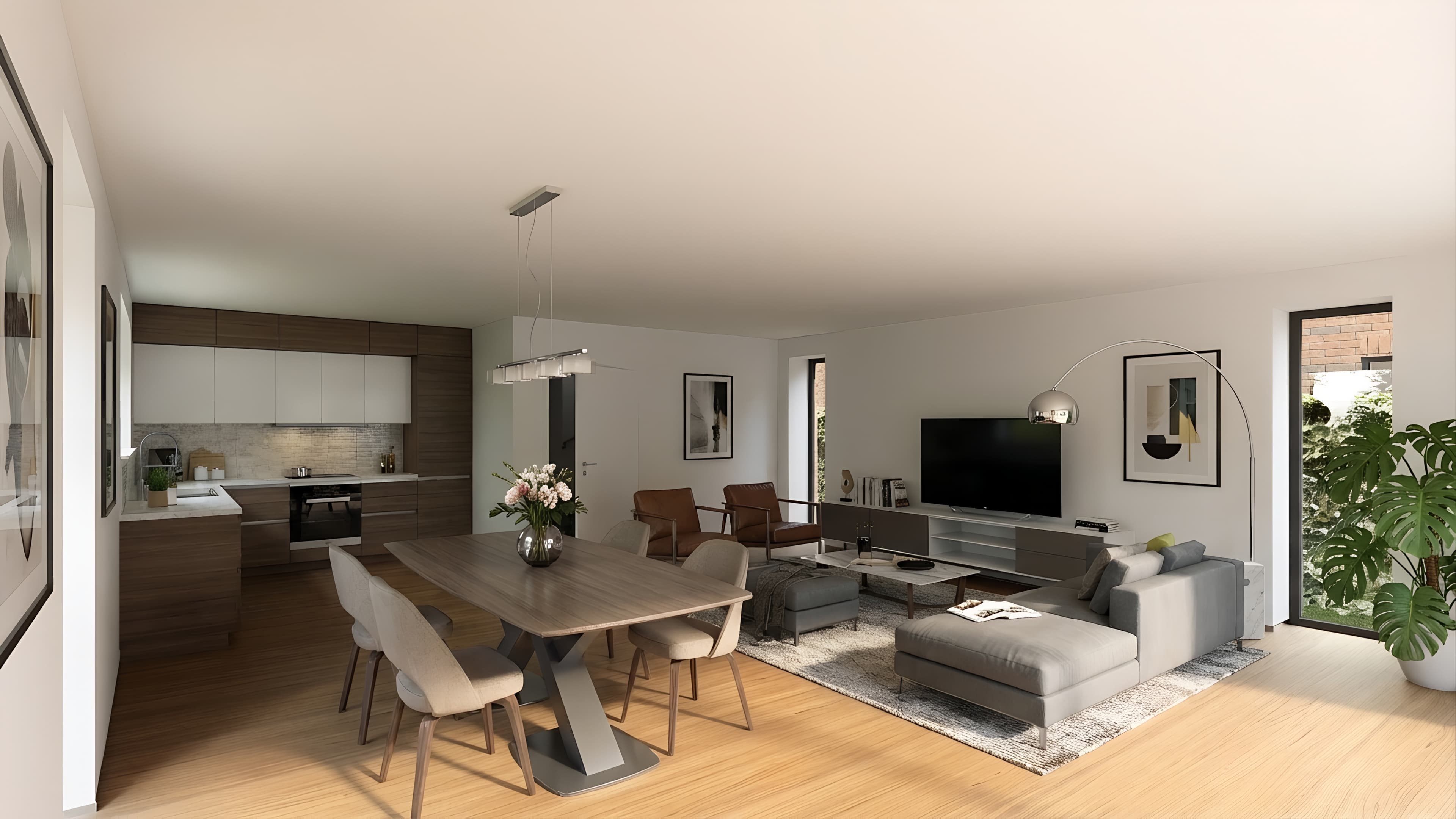 Visualisierung Wohnzimmer