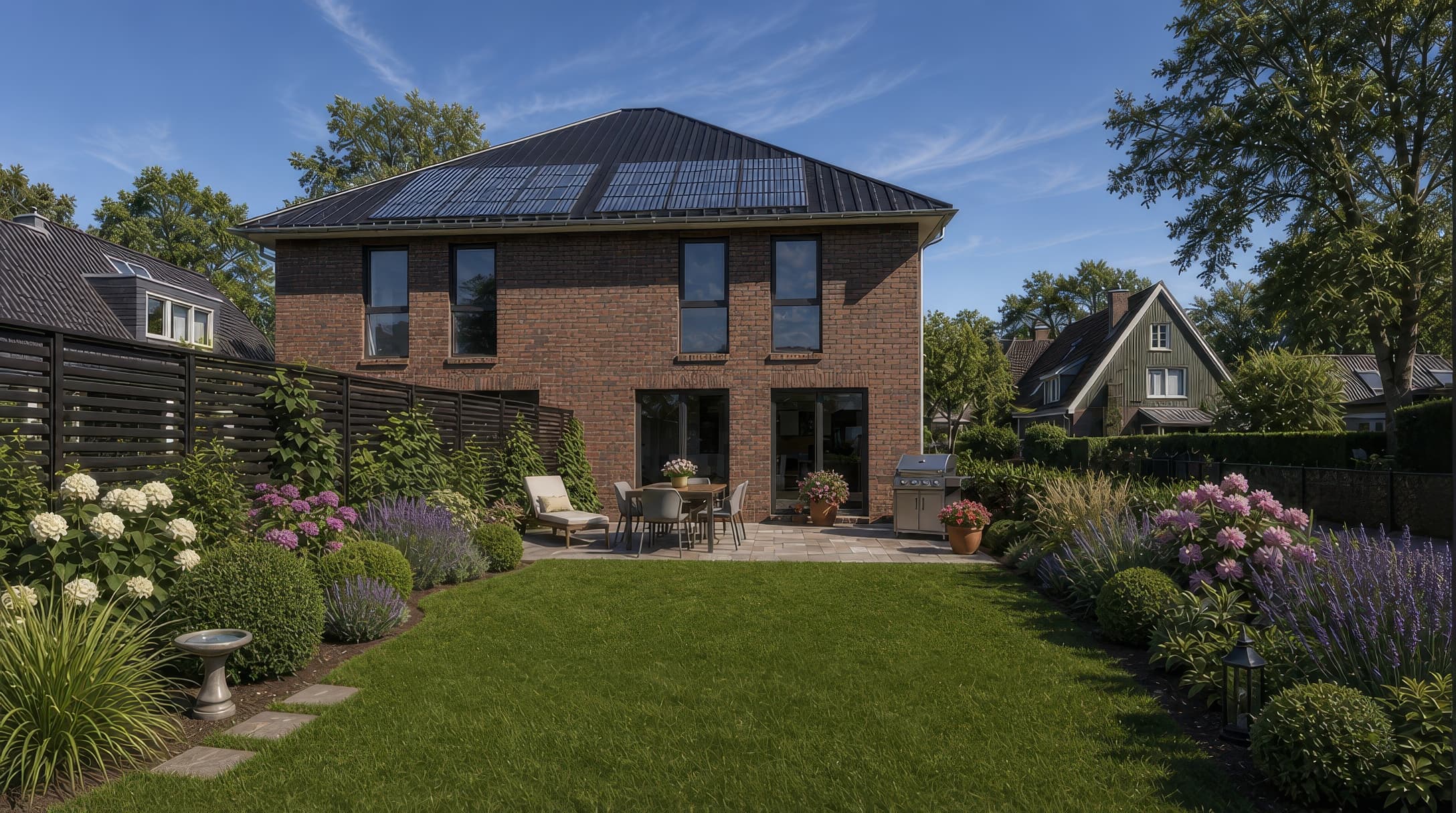 Visualisierung Gartenansicht