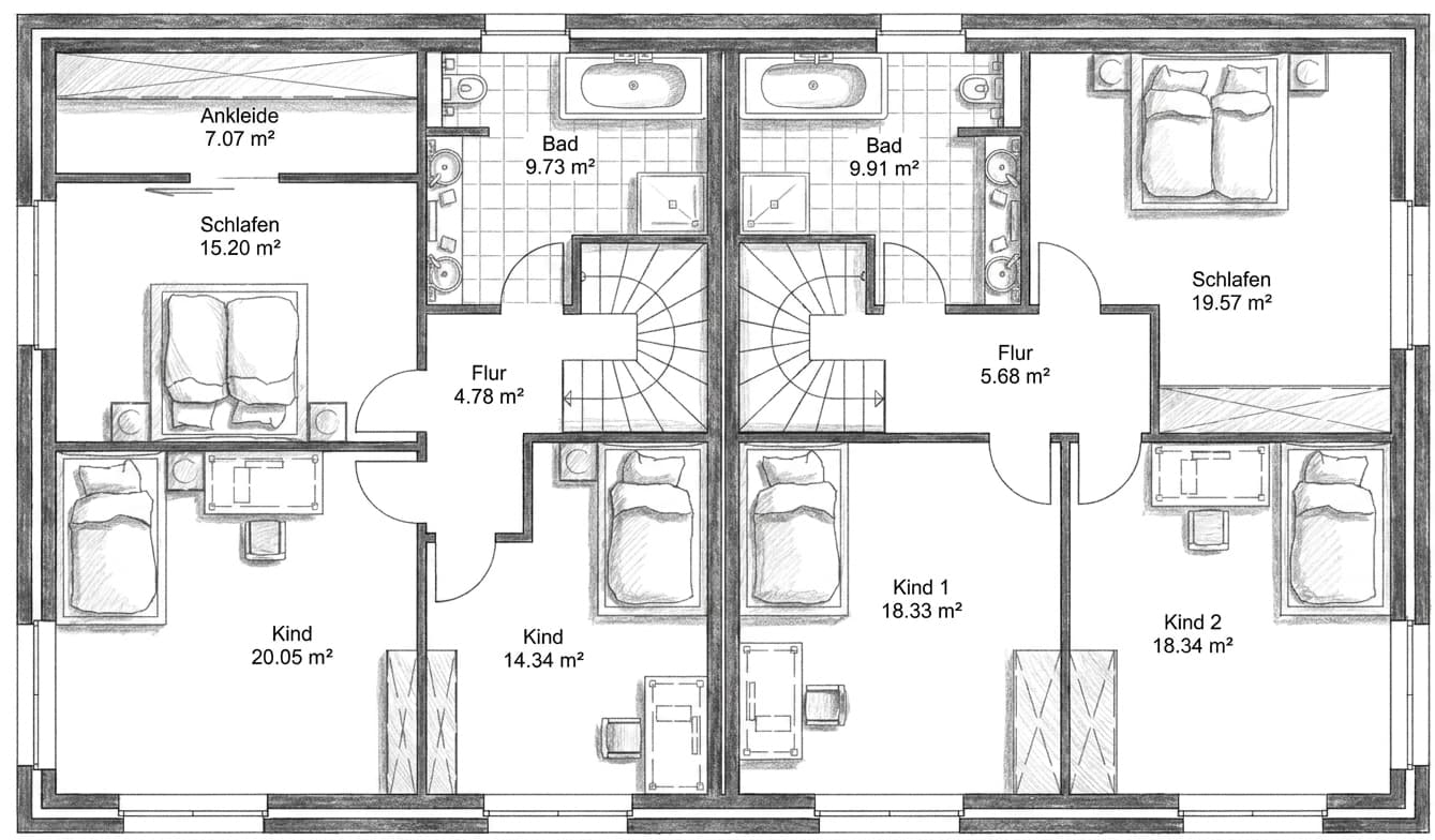 Grundriss Dachgeschoss