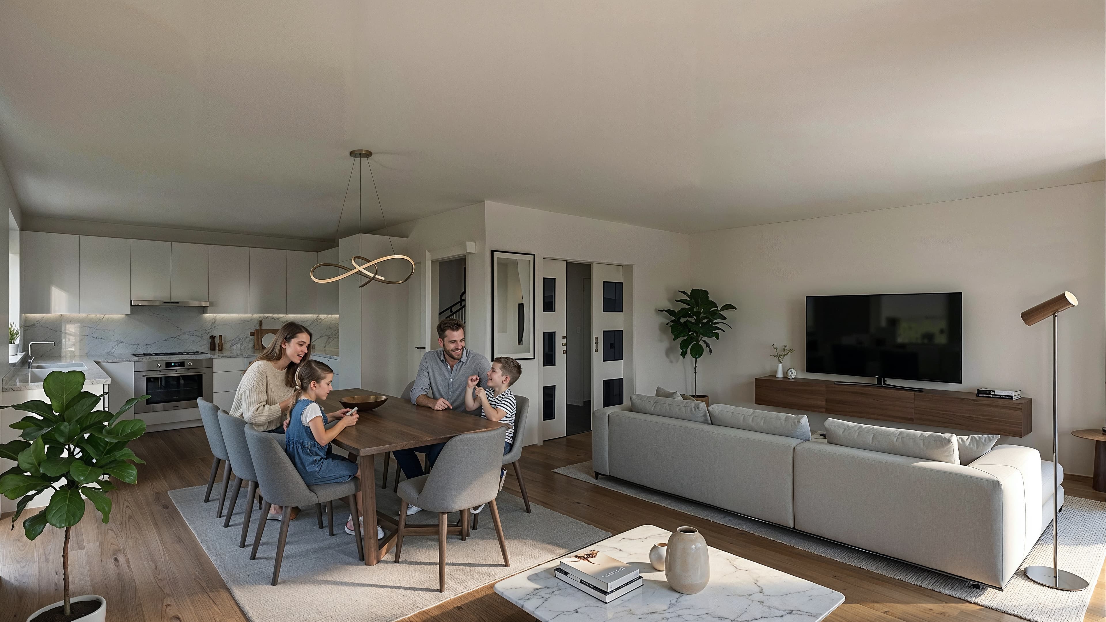 Visualisierung Wohnzimmer